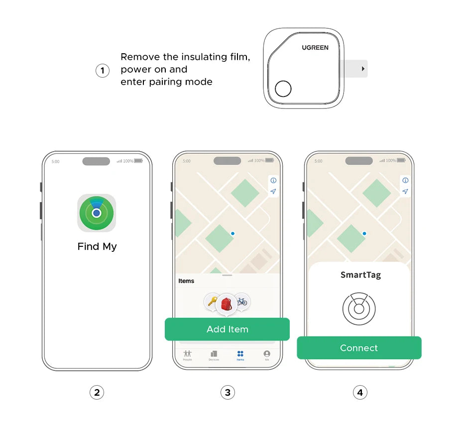 UGREEN Smart Tag Bluetooth Tracker