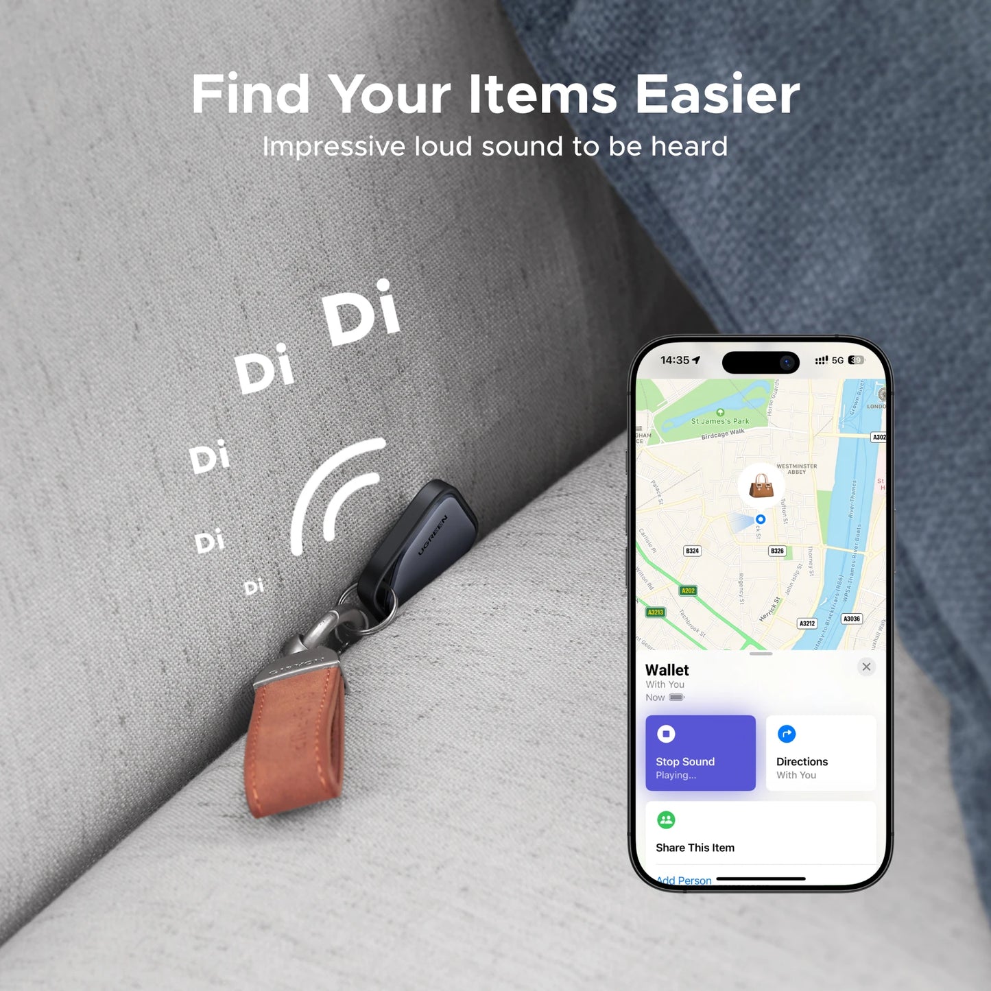 UGREEN Smart Tag Bluetooth Tracker